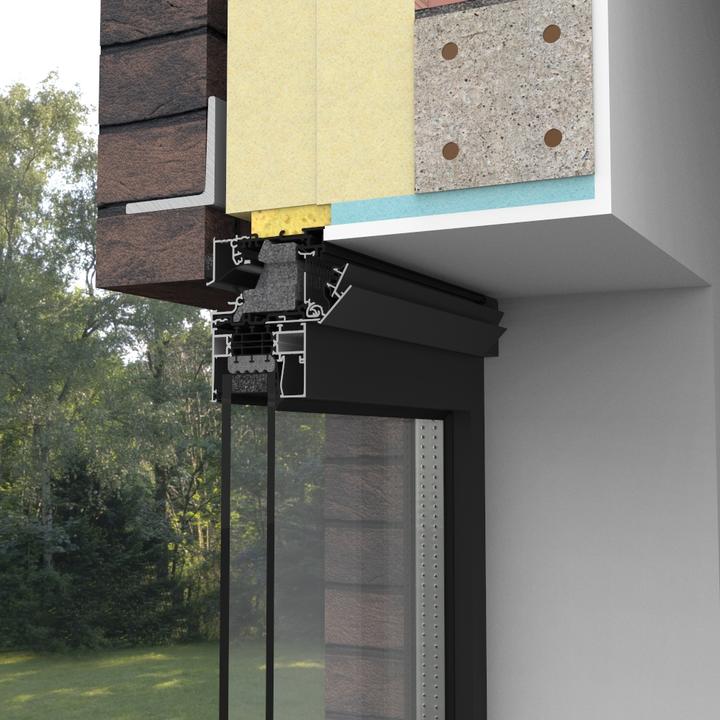 Aérateur acoustique et thermique Invisivent AIR LIGHT par Châssis Williams